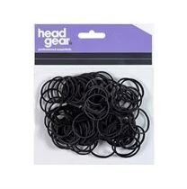 Headgear Elastic Hair Bands (Black)