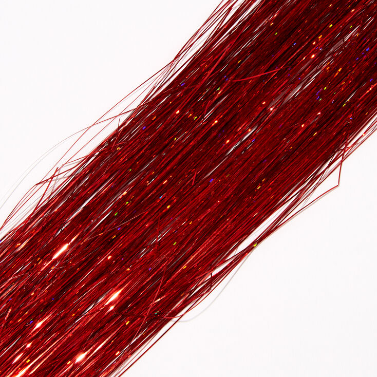 Hair Tinsel - Red