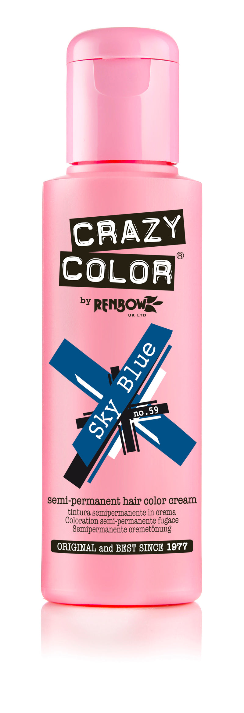 Crazy Color Sky Blue