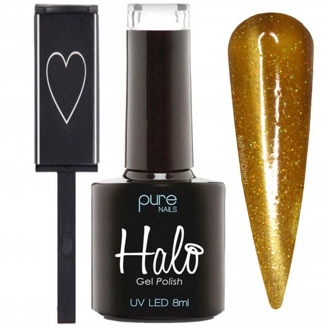 Halo Gel Polish Cats Eye 8Ml - Gold